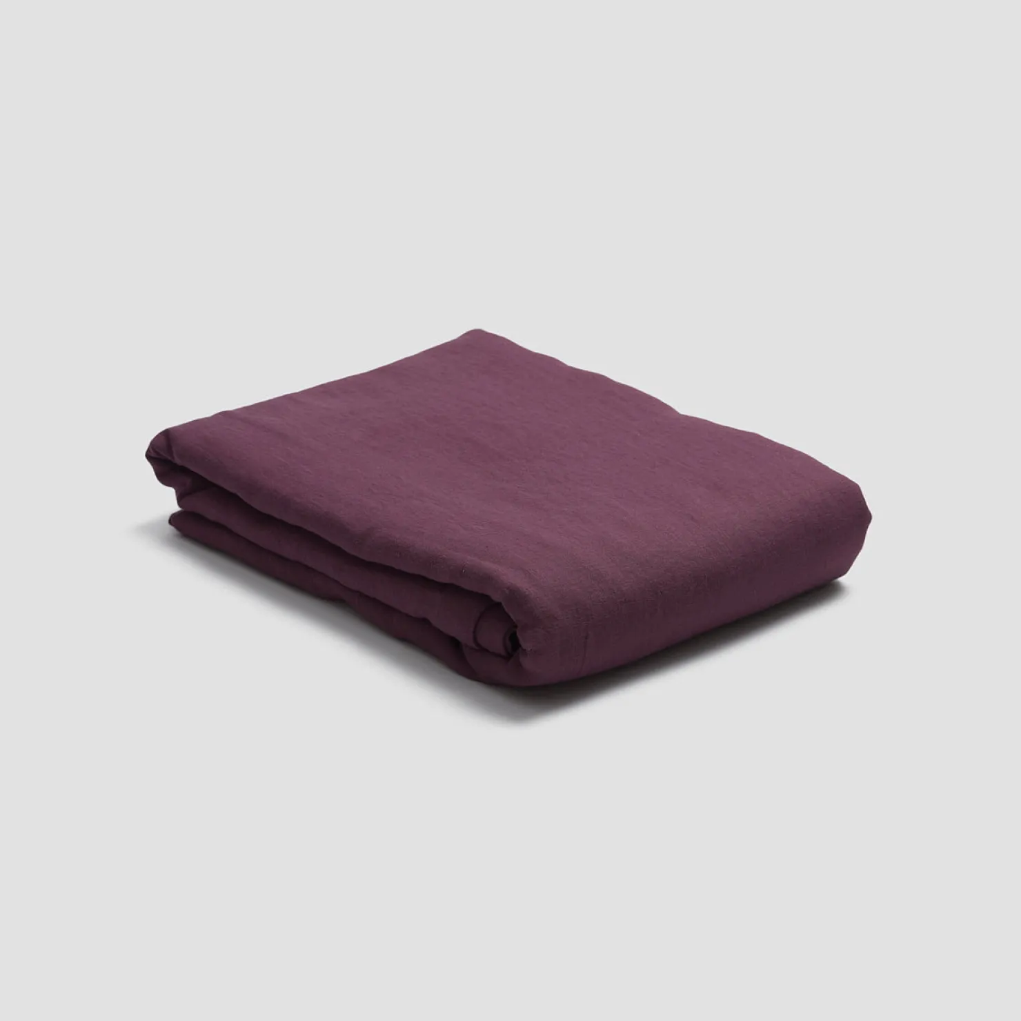 Linen Bedding|Duvet Covers>Piglet in Bed Linen Blend Duvet Cover Berry