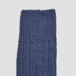 Linen Pajamas|Linen Pajamas>Piglet in Bed Alpaca Bed Socks Blueberry