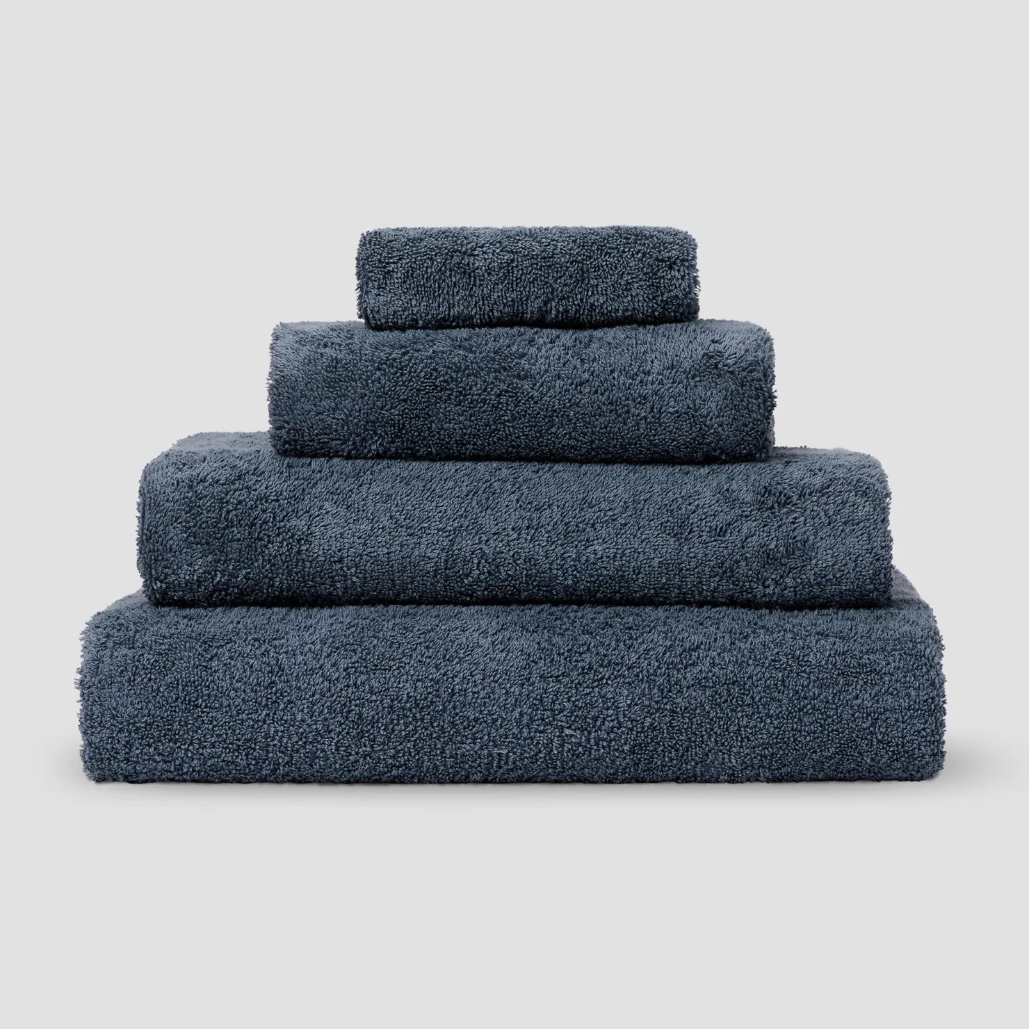 Towels>Piglet in Bed Organic Cotton Towels Blueberry
