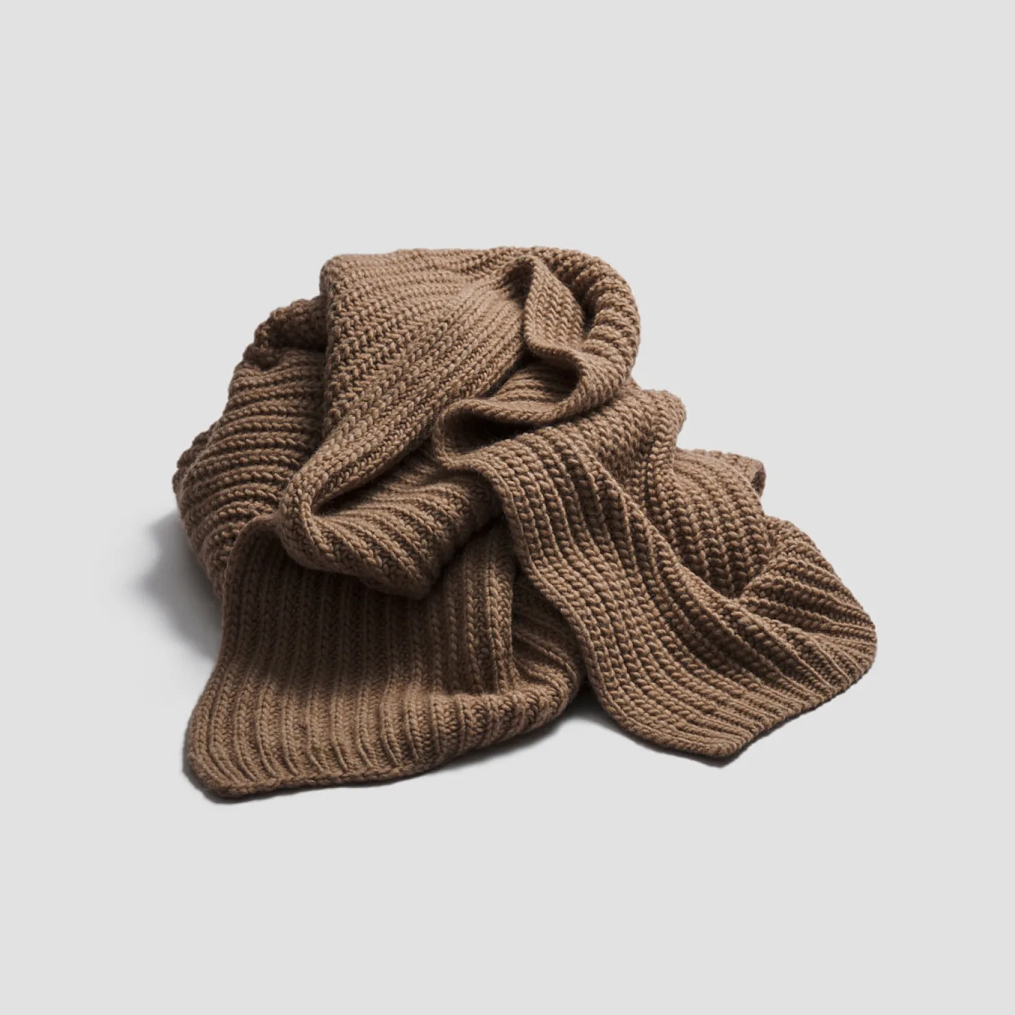 Kids Bedding|Bedding>Piglet in Bed Caramel Wool Knit Throw Creme Caramel Weave