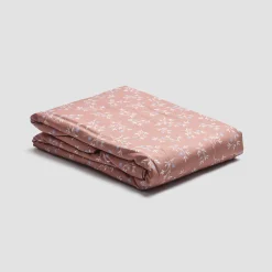 Duvet Covers>Piglet in Bed Floral Cotton Duvet Cover Chestnut
