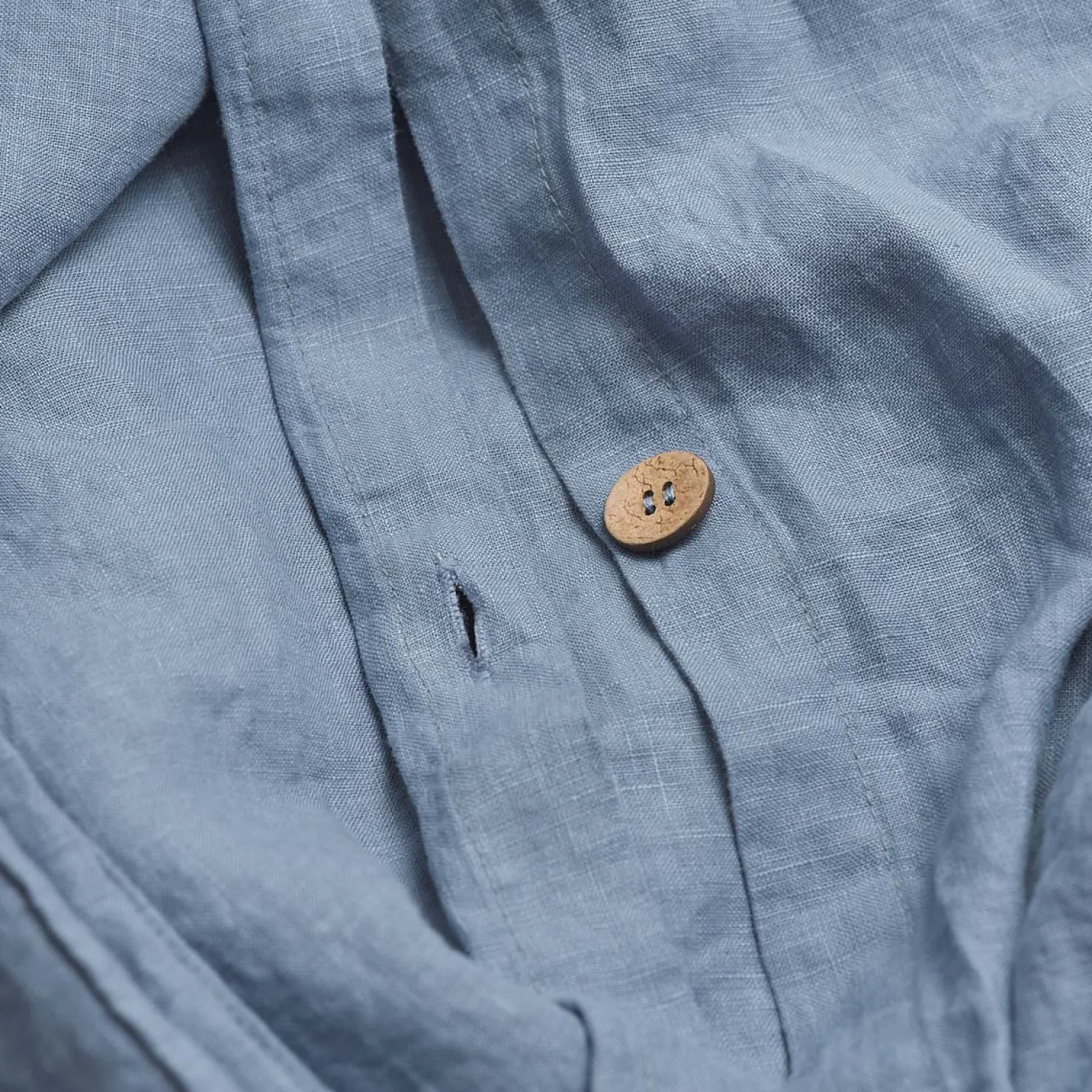 Linen Bedding|Duvet Covers>Piglet in Bed 100% Linen Duvet Cover Dusk Blue