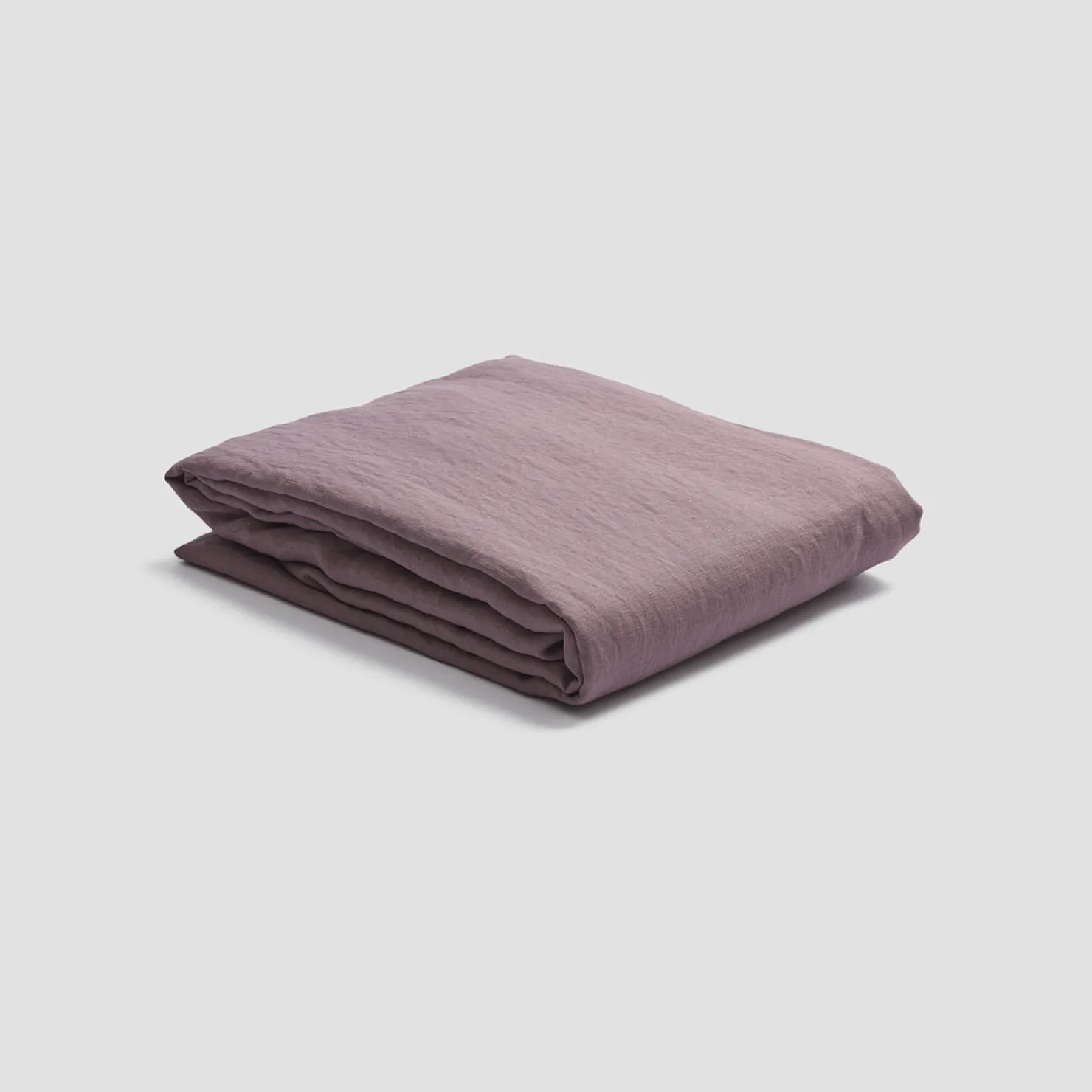 Linen Bedding|Flat Sheets>Piglet in Bed 100% Linen Flat Sheet Elderberry