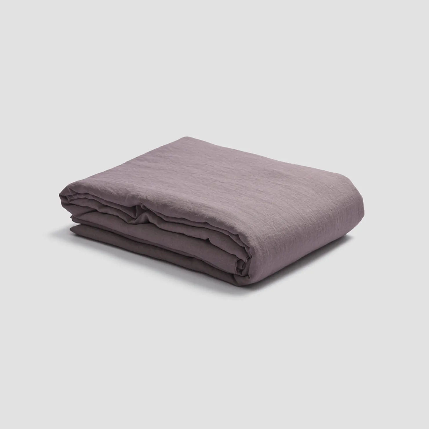 Linen Bedding|Duvet Covers>Piglet in Bed Linen Blend Duvet Cover Elderberry