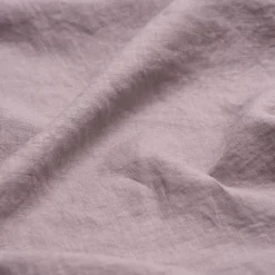 Linen Bedding|Flat Sheets>Piglet in Bed Linen Blend Flat Sheet Elderberry