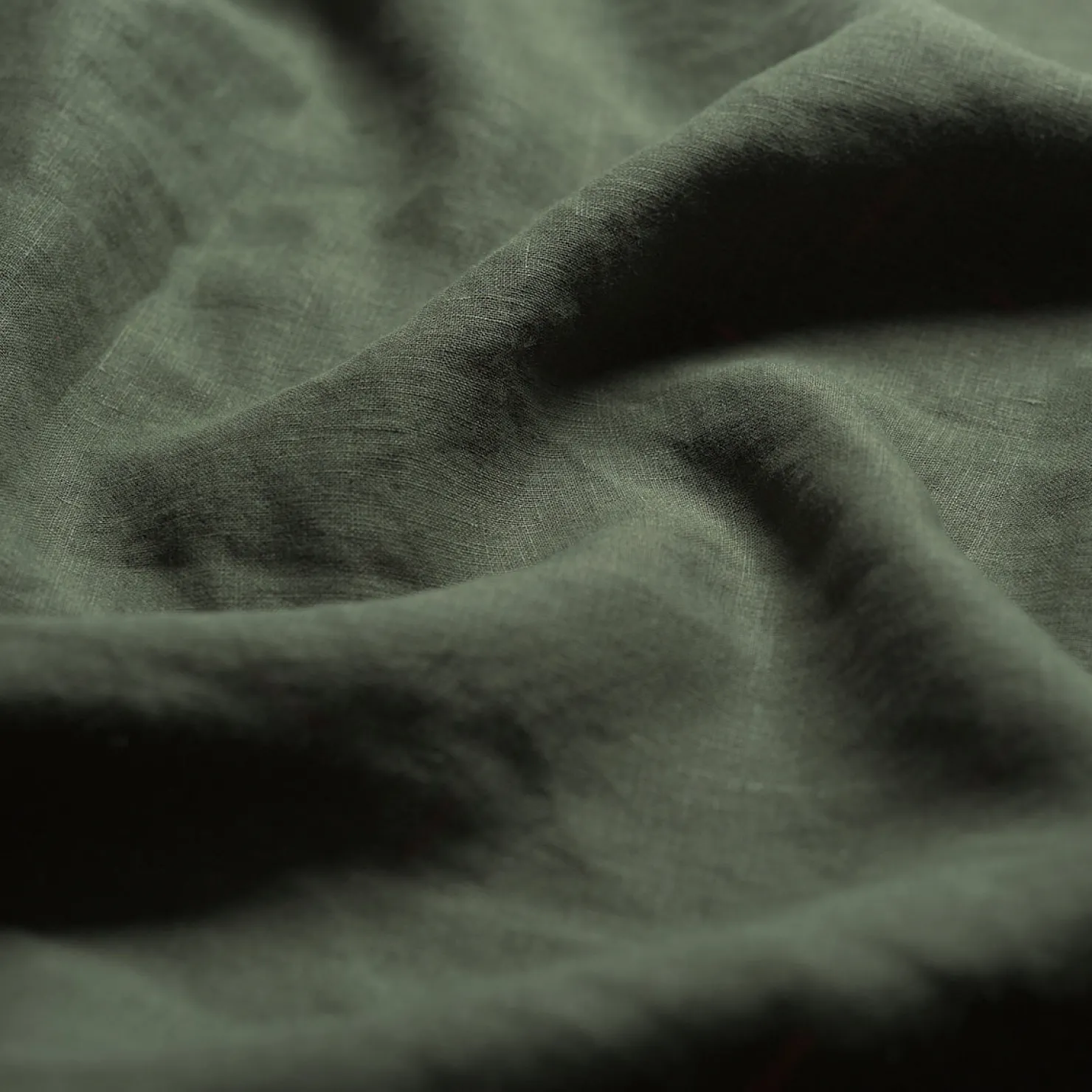 Linen Bedding|Duvet Covers>Piglet in Bed 100% Linen Duvet Cover Fern Green