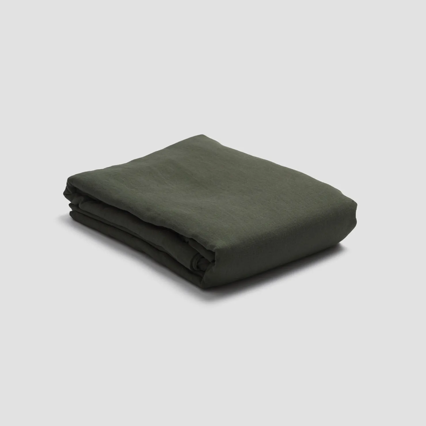 Linen Bedding|Duvet Covers>Piglet in Bed 100% Linen Duvet Cover Fern Green