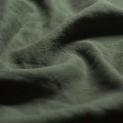 Flat Sheets|Linen Bedding>Piglet in Bed Linen Blend Flat Sheet Fern Green