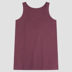 Linen Pajamas>Piglet in Bed Linen Night Dress Fresh Fig