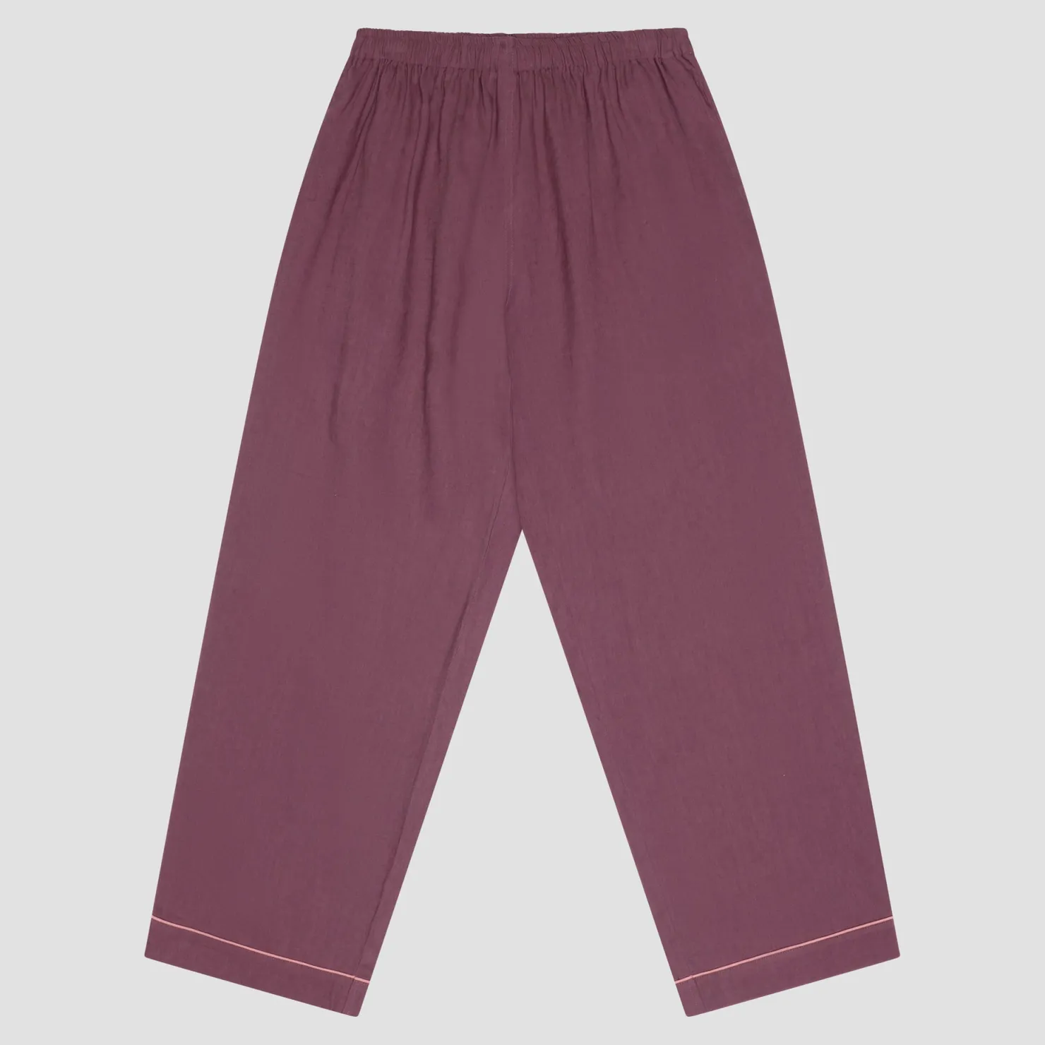 Linen Pajamas>Piglet in Bed Linen Pajama pants Fresh Fig