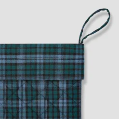 Christmas Decorations|Christmas Decorations>Piglet in Bed Heathcliff Brushed Cotton Christmas Stocking Canopy Heathcliff Plaid