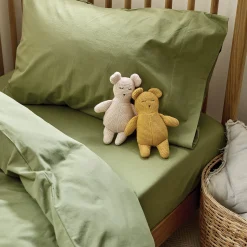 Toys>Piglet in Bed Knitted Teddy bear Honey