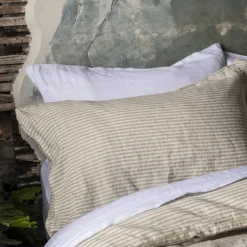 Striped Bedding|Linen Bedding><noscript><img width=