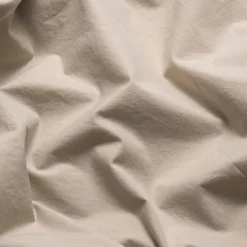 Flat Sheets>Piglet in Bed Washed Cotton Percale Flat Sheet Parchment