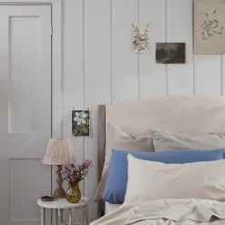 Pillowcases>Piglet in Bed Washed Cotton Percale Pillowcases (Pair) Parchment