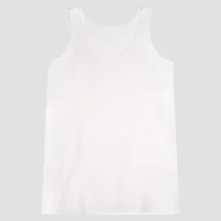 Linen Pajamas>Piglet in Bed Linen Night Dress Pearl