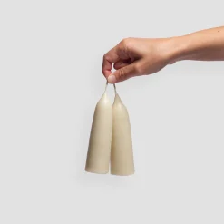 Dining Candles|Home Fragrance>Piglet in Bed 2pk Beeswax Stubby Candle Mothers Milk