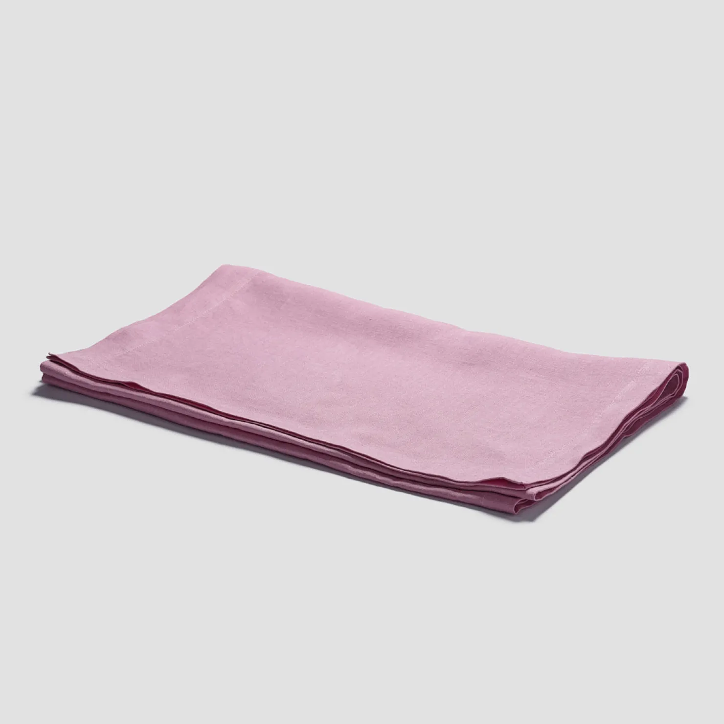 Table Linens>Piglet in Bed Linen Table Runner Raspberry