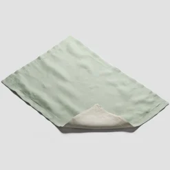 Table Linens>Piglet in Bed 100% Linen Placemat Set of 4 Sage Green