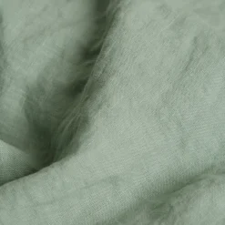 Linen Bedding|Duvet Covers>Piglet in Bed Linen Blend Duvet Cover Sage Green