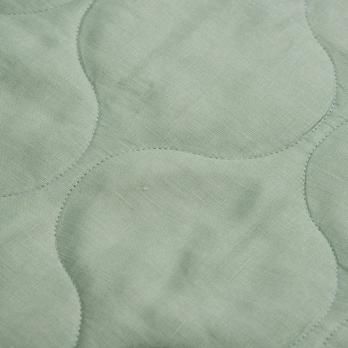 Linen Bedding>Piglet in Bed Sage Green Linen Sham (Pair)