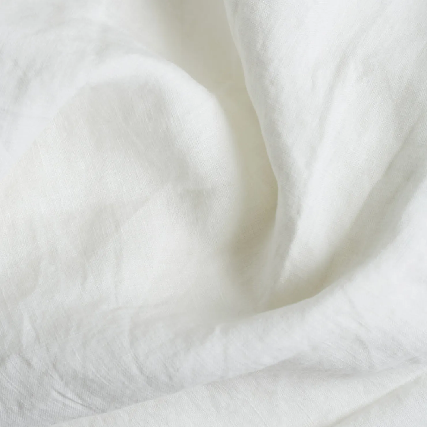 Linen Bedding|Fitted Sheets>Piglet in Bed 100% Linen Fitted Sheet White