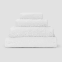 Towels>Piglet in Bed Organic Cotton Towels White